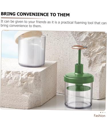 DRESSOOS Foaming Cleaner Face Wash Foam Maker Foaming Face Foaming Maker Foam Cleaners Cleaning Gel Simple Soap Korean Face Wash Cleansing Foams Maker Dedicated Travel Face Soap Pp 17.2X8.2X17.2CM Green - Buy Online on GoSupps.com