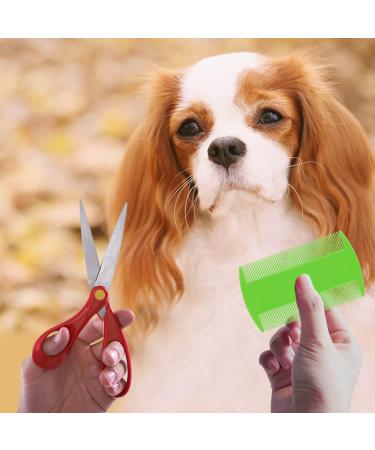 6 Pcs Durable Double Sided Lice Combs Nit Treatment - Rose Red | For Adults, Kids, Pets - Buy Online on GoSupps.com