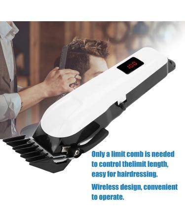 KUIKUI Wireless USB Hair Clipper Trimmer - Effortlessly Cut Hair with Durable Steel Blade Limit Comb Control Strong Motor Wireless Design and Ergonomic Grip. - Buy Online on GoSupps.com