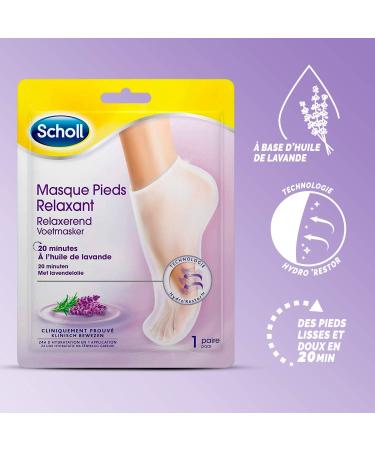 SCHOLL School Anti heil cream cream + 2 masks hydrating lavender oil - Buy Online on GoSupps.com
