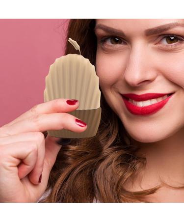 Facial Ice Mold | Ice Cube Roller - Silicone Ice Face Massager Reusable Face Ice Mold Skin Care For Eye Puffiness Relief Face Beauty Brown - Buy Online on GoSupps.com