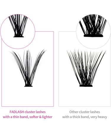 200Pcs Individual Cluster Lashes Extensions Mixed Trays 30D/40D 0.07 D Curl 8-16mm | DIY Eyelash Extensions at Home - Buy Online on GoSupps.com