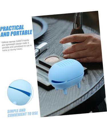 Beaupretty Silicone Makeup Holder egg storage skin care organizer holder sponge holder storage cosmetic egg silicone - Silica gel travel carrying Make Up Sponge - Buy Online on GoSupps.com