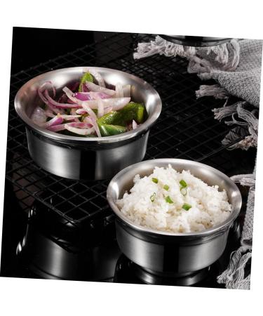Swoomey Metal Muesli & Pasta Serving Bowl - Durable Kitchen Bowls for Salads Noodles & Porridge - Perfect for Cooking & Serving - Buy Online on GoSupps.com