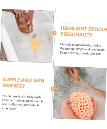 Ipetboom 10 Pcs Bath Ball Spa Scrub Brush - Mesh Pouf Scrubber & Loofah Balls for Back Body & Facial Cleansing - Hydrophilic Polyurethane Sponge for Kids & Adults - Buy Online on GoSupps.com