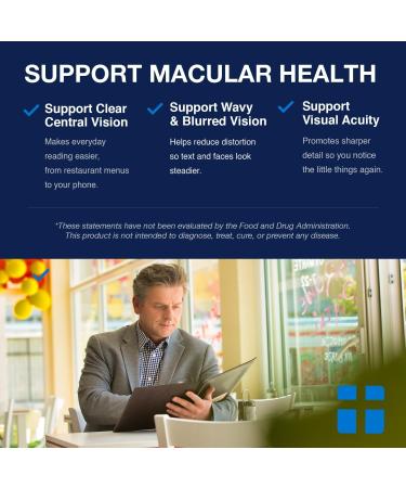 Opti + AREDS 2 Supplements | Vision & Eye Health Supplements for Adults | Includes Lutein Zeaxanthin Zinc and Vitamin C for Macular Support* | 90 Softgels / 45 Servings - Buy Online on GoSupps.com