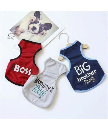 Stylish Summer Dog Basketball Jersey | Breathable Mesh Pet T-Shirt for Small & Large Dogs - 'Mommy's Boy' in Size L - Buy Online on GoSupps.com