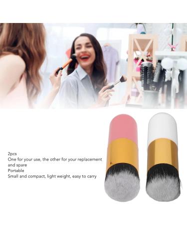 Facial Foundation Makeup Brush Artificial Fiber Soft Skin Friendly Chubby Makeup Brush Pink Gold White Gold - Buy Online on GoSupps.com