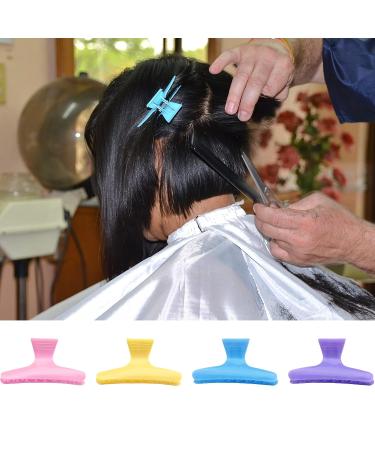38 Pcs Pastel Styling Hair Clips Set - Butterfly, Alligator, Croc Clips, Rat Tail Comb for Hair Styling and Coloring - Hairdressing Salon Tools and Accessories - Buy Online on GoSupps.com