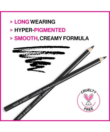 Wet n Wild Color Icon Kohl Eyeliner Pencil in Babys Got Black - Long Lasting Formula for Intense Eye Definition - Buy Online on GoSupps.com