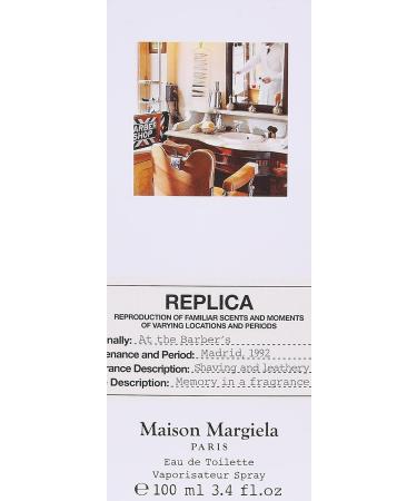 Maison Margiela Replica "At The Barber's" EDT 3.4 Ounce - Buy Online on GoSupps.com