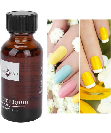Nail Extension Acrylic Liquid Nail Acrylic Liquid Acrylic Liquid Safe Non irritating for Household Home Use Nail Salon(30ml) - Buy Online on GoSupps.com