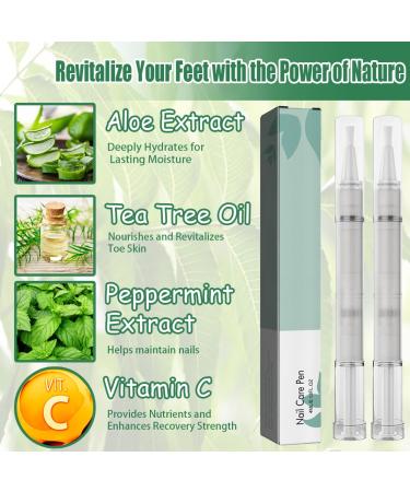 Hongecb Nail Care Pen - 2 PCs | Strengthen & Protect Your Nails | Health Routine Nail Care | Easy Application for Daily Use - Buy Online on GoSupps.com