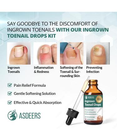 Ingrown Toenail Treatment - Easy Home Removal Kit for Men & Women | Nail Reliever & Softener Tools - Buy Online on GoSupps.com
