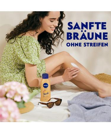 NIVEA Sun Touch Body Lotion 400ml - Gentle Browning Effect Moisturizing Cream with Ginkgo Extract & Grape Seed Oil | International Shipping Available - Buy Online on GoSupps.com