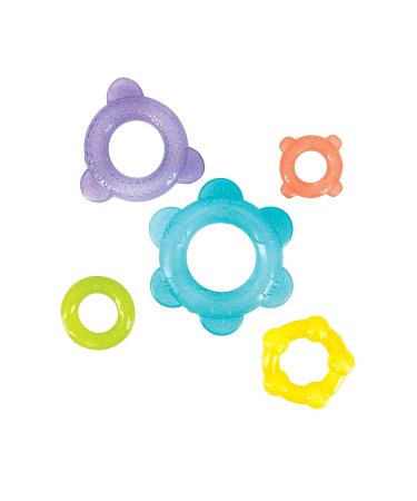 Nuby IcyBite Ocean Rings Teether - BPA-Free Baby Teething Toy for Teething Relief (3+ Months) - Buy Online on GoSupps.com