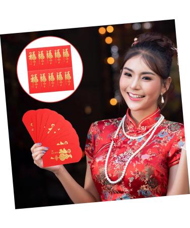 ABOOFAN 50 Pcs Large Holiday Red Envelope Pocketbook Red Gift Envelopes Rabbit Year Hong Bao New Year Red Packet Hongbao Red Packet Spring Festival Red Packet Paper China Chinese Zodiac - Buy Online on GoSupps.com
