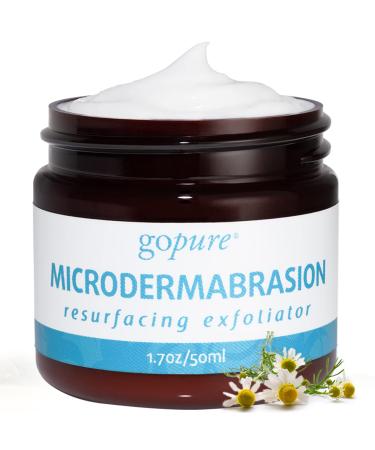 goPure Microdermabrasion Face Exfoliator - Face Scrub Restores Youthful-Looking Glow - 1.7oz.