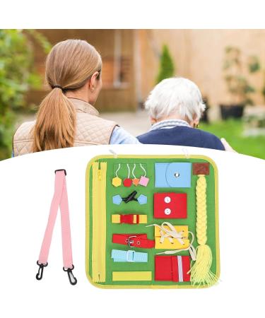 Sensory Fidget Blanket for Elderly with Dementia and Alzheimer's - Anxiety Relief and Educational Sensory Toy for Seniors - Buy Online on GoSupps.com