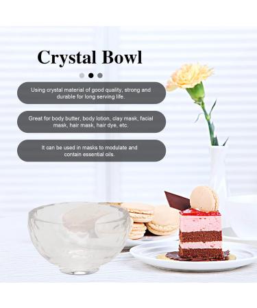 FOMIYES 2 Pi ces Bol M langeur Pour Masque Facial Bol Cristal Pour Huiles Essentielles Accessoire De Beaut l gant Cristal - Buy Online on GoSupps.com