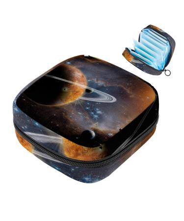 Galaxy Space Planets (2) Sanitary-Napkiten-Stahlungsk che menstrual pad bag portable menstrual cup bag with zipper for teenagers girls women women