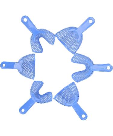 6 Pieces Dental Tablets for Toothprints - Autoclavable Metal Dental Tools Spoon-Shaped Toothholder for Impression Materials - Buy Online on GoSupps.com