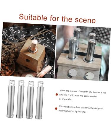 Lurrose 5-St Moxa Gel Holder | Rustproof Steel Moxa Burner & Moxibustion Tool for International Shipping - Buy Online on GoSupps.com