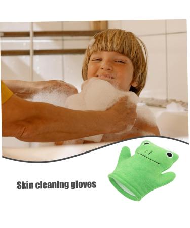 Buy Cute Exfoliating Bath Towel & Mittens - Soft Bathing Gloves for Skin Scrubbing & Back Rub | International Shipping Available - Buy Online on GoSupps.com