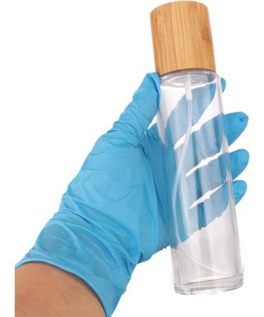 COSIDEA 4 pcs Empty 5oz /150ml bamboo lid clear glass spray bottle with fine mist despenser head for liquid perfume toiletries containers toner bottles 150ml Clear - Buy Online on GoSupps.com