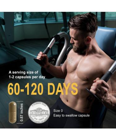 Patiosio Shilajit Capsules for Men - 50% Fulvic Acid, 85+ Trace Minerals Pure Himalayan, Shilajit Resin Extract with Sea Moss, Ashwagandha-for Energy, Stamina -120 Capsules - Buy Online on GoSupps.com