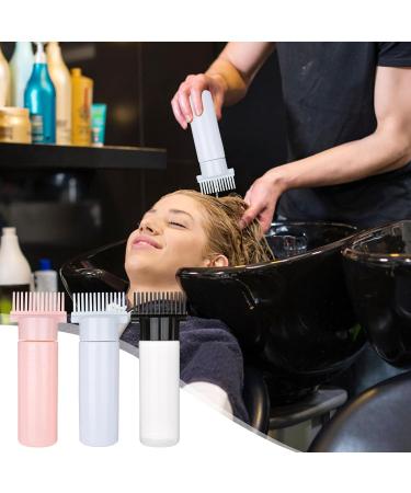 VOSSOT 3 Colours Applicator Bottle Hair 6 oz Hair Dye Brush Bottle Hair Oil Applicator Bottle Hair Tools Root Comb Applicator Bottle with Graduated Scale - Buy Online on GoSupps.com
