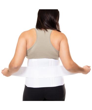 BraceAbility Plus Size Back Brace for Lower Back Pain - Bariatric Big and Tall Lumbar Back Support Belt Girdle for Injury Recovery and Pain Relief in Extra Large Obese Women and Men (7XL)