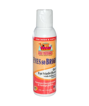 Ark Naturals Eyes So Bright, Gentle Eye Wash for Dogs and Cats, Naturally Removes Dirt and Debris, 4oz Bottle