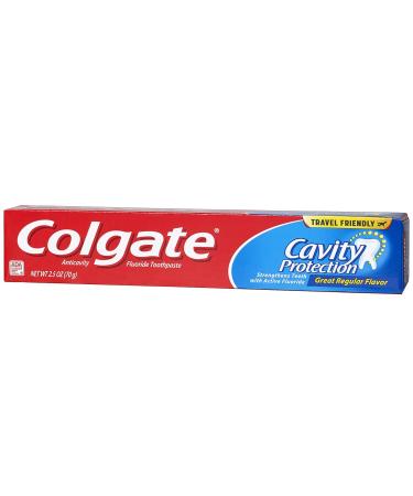 Colgate Cavity Protection Travel Toothpaste 2.5oz (Pack of 6) - Fluoride ADA Accepted, TSA Approved - Buy Online on GoSupps.com