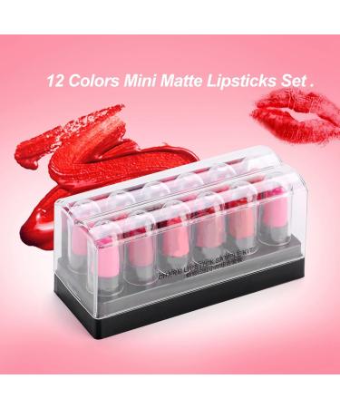 Qkiss 12 Colors Lipstick - Moisturizing Waterproof Matte Lipgloss | Long Lasting Makeup | International Shipping - Buy Online on GoSupps.com