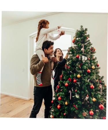 Cabilock 18 Pcs Crutch Pendant Holiday Candy Cane Hanging Ornament Kid Toy Child Christmas Plastic Makeup Red - Buy Online on GoSupps.com