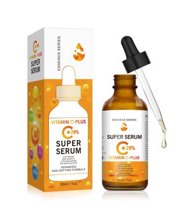 20% Vitamin C Serum Strong Antioxidant Collagen Boost Moisturising Formula Brightens Firms and Nourishes Anti-Ageing Skin Care for All Skin Types