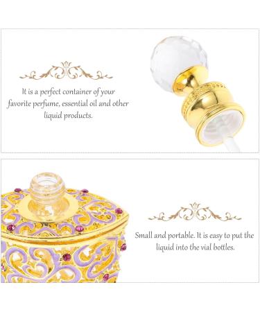 Beaupretty Vintage Perfume Bottle Empty Essential Oil Bottle Vintage Glass Perfume Bottle Perfume Container 10ml - Buy Online on GoSupps.com