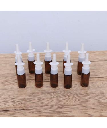 Beavorty 10-Pack Refillable Plastic Spray Bottles for Nasal Spray & Travel | Fine Fog Hairspray Containers - Durable & Portable - Buy Online on GoSupps.com