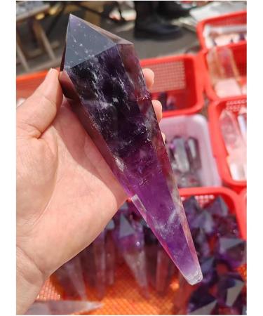 Crystal Tower Natural Amethyst Quartz Cluster Crystal Rod Point Specimen Scepter Power Gemstone Stone Collection (Size : 200-280g) - Buy Online on GoSupps.com