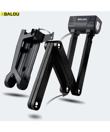 Falfschloss Bicycle Lock 90cm - 6 Steel Segments Ebike Castle Safety Level 10 Black - Secure Your Ride Worldwide - Buy Online on GoSupps.com