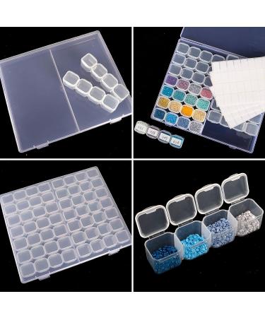 SGHUO 280 Slots 5 Pack Diamond Painting Storage Containers with Label Stickers - Ideal for Sewing, Nail Art, and Diamond Painting Accessories - Buy Online on GoSupps.com