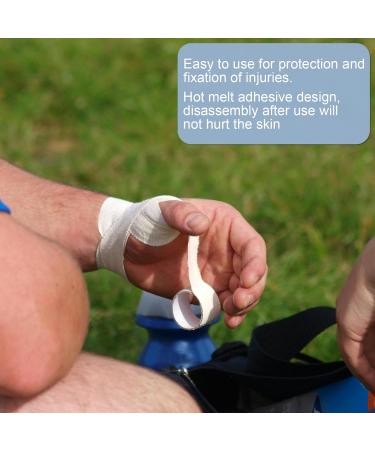 Strong Waterproof White Finger Tape - Elastic Kinesiology & Sports Tape for Climbing Handball Volleyball & Goalkeeper Training (4 Rolls 40cm) - Buy Online on GoSupps.com
