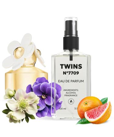 TWINS Impression of Daisy | Perfume for Women Eau de Parfum | No.7709 | 3.4 Fl Oz / 100 ml Marc Jacobs Daisy Impression