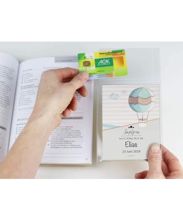 OLGS U-Book & Vaccination Pass Cover Set | Personalized 3-Part Hot Air Balloon Design | Ideal Gift for Transport & Examination Needs - Buy Online on GoSupps.com