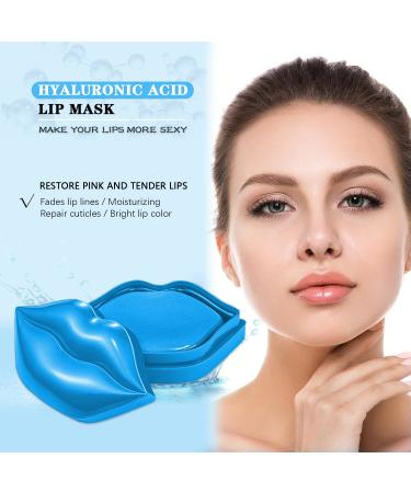 Fasurid Hyaluronic Acid Lip Mask - 20Pcs Moisturizing Gel Treatment for Lip Lines, Plumping, Anti-Wrinkle, and Anti-Aging Care - Includes Dead Skin Removal and Hydration Essence - Buy Online on GoSupps.com