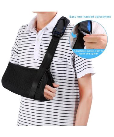 Adjustable Medical Arm Sling - Shoulder Immobilizer & Elbow Fracture Support - Perfect for Broken Bones & Strains - International Shipping - Buy Online on GoSupps.com