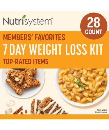 Nutrisystem Members Favorites 7-Day Weight Loss Kit | 28 Delicious Meals & Snacks - Buy Online on GoSupps.com