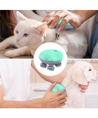 ORIA Wireless Electrical Head & Pet Massage Device - Scalp & Full Body Relaxation USB Charging 5 Modes 4 Heads IPX6 Waterproof - Green - Buy Online on GoSupps.com