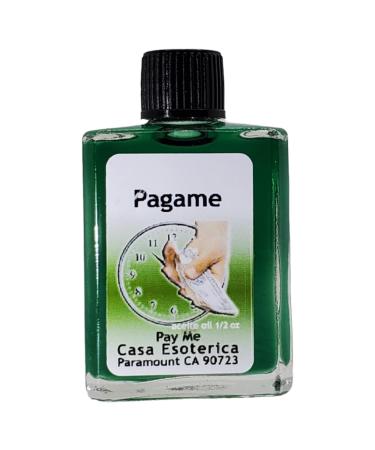 Pay Me Oil (Pagame Aceite) Spiritual Anointing Oil by CASA ESOTERICA MAGICK SPACE- Financial Success Spell - Attract Money Increase Earnings & Get Paid for Your Work-0.5 FL OZ (3 Pack)